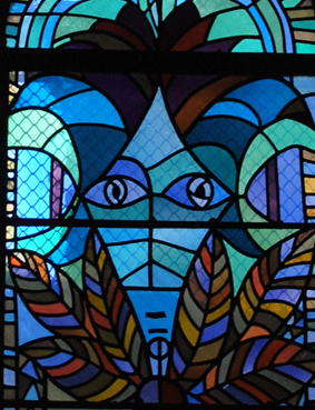 Les vitraux de Cocteau de l\'église St Maximin de Metz