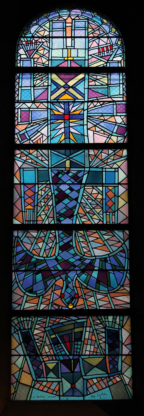 Baie 0 vitrail central de l abside copie